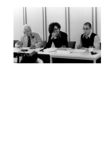 Joseph Cohen, Raphael Zagury-Orly et Jacques Derrida