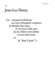 Jean-Luc Nancy - Jouis Anniversaire